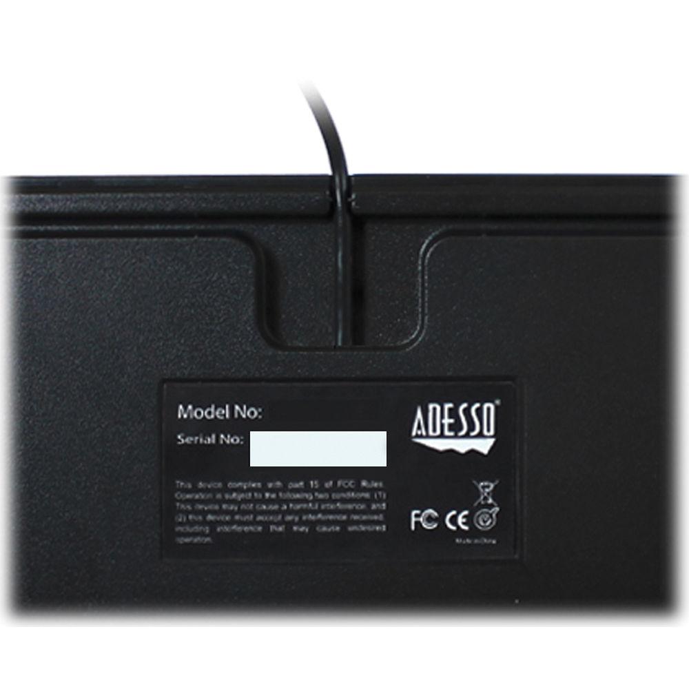 Adesso EasyTouch 625 Compact USB Mechanical Gaming Keyboard