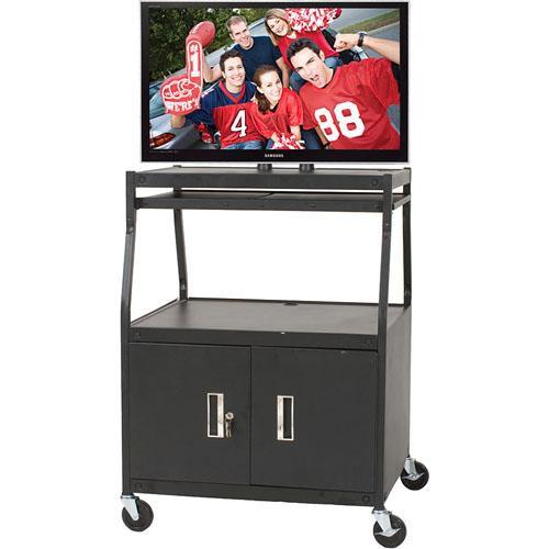 Balt Model 27531, Wide Body Flat Panel TV Cart with Cabinet