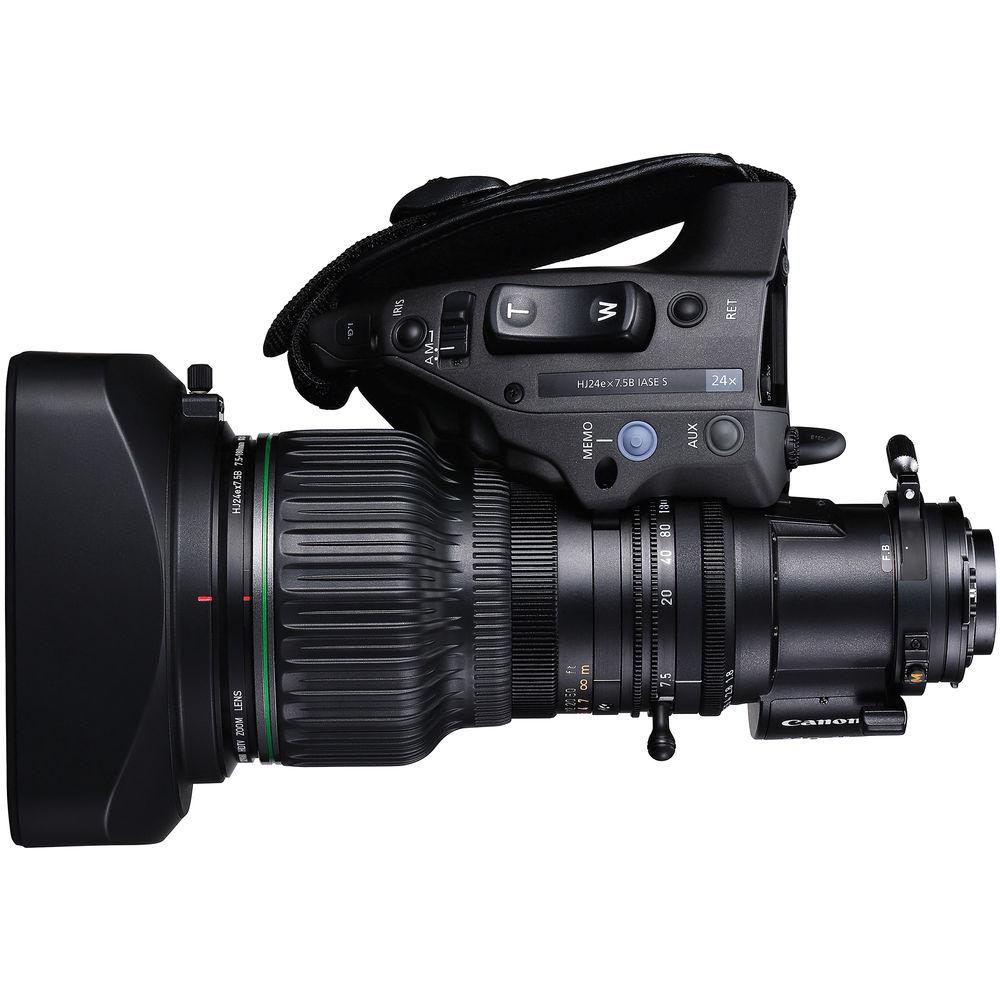 Canon HJ24EX7.5B IRSE S 2 3" Hi-Def ENG EFP Zoom Lens with Semi Servo Control