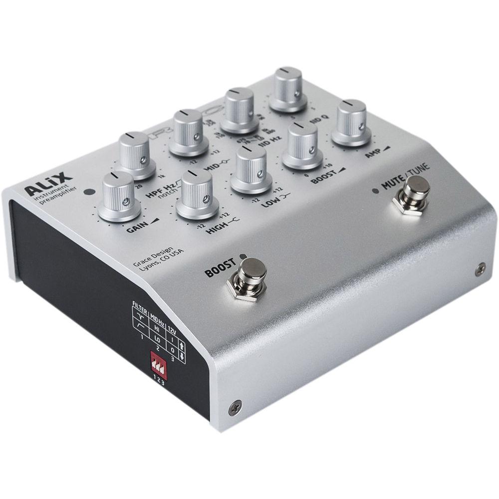 Grace Design ALiX Single-Channel Acoustic-Instrument Preamp, EQ, DI & Boost Pedal