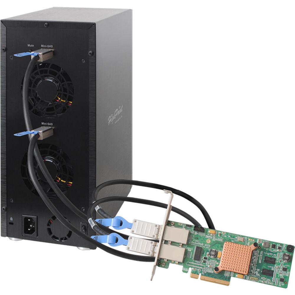 HighPoint RocketStor 6418AS 8-Bay Mini-SAS RAID Enclosure