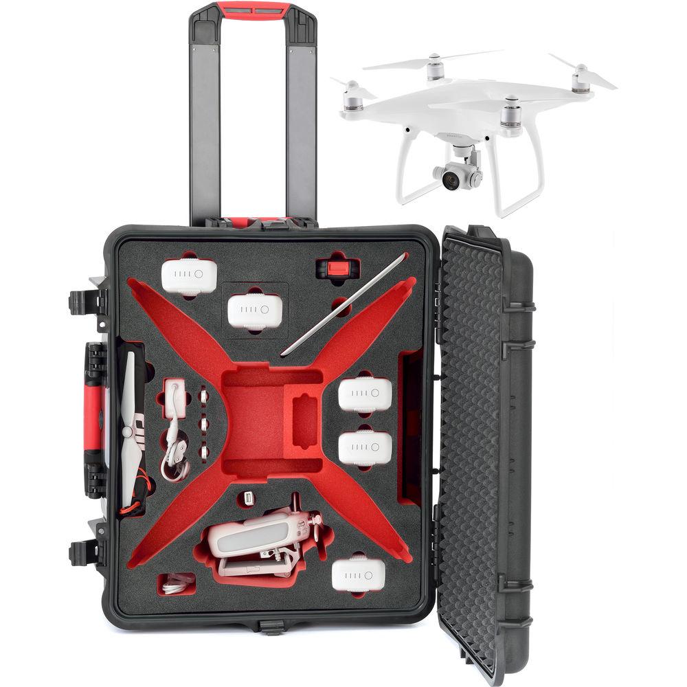 HPRC PHA4-2700W Hard Case with Wheels for DJI Phantom 4 Phantom 4 Pro Phantom 4 Pro