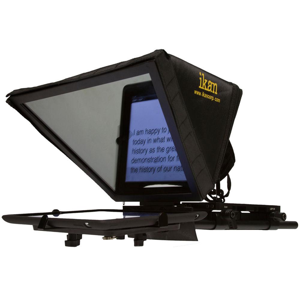 ikan Elite Universal Tablet Teleprompter Kit with Remote Control for iPad, ikan, Elite, Universal, Tablet, Teleprompter, Kit, with, Remote, Control, iPad