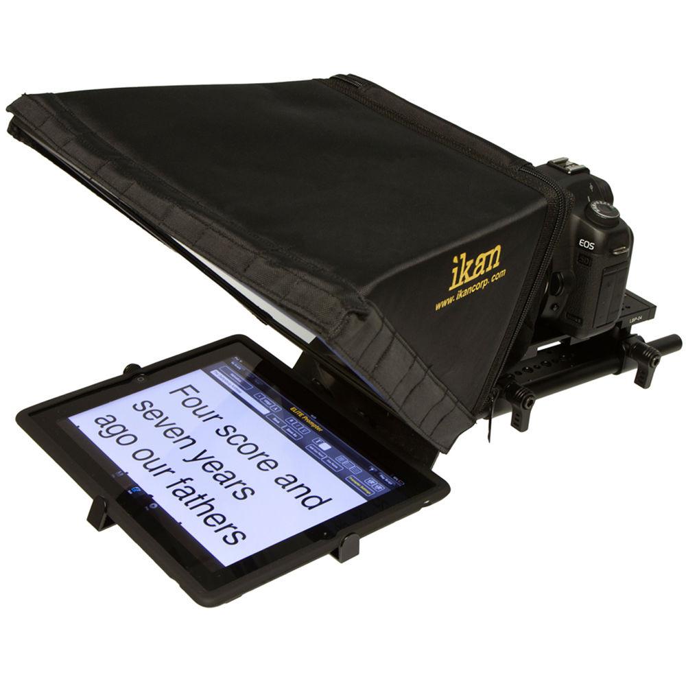 ikan Elite Universal Tablet Teleprompter Kit with Remote Control for iPad
