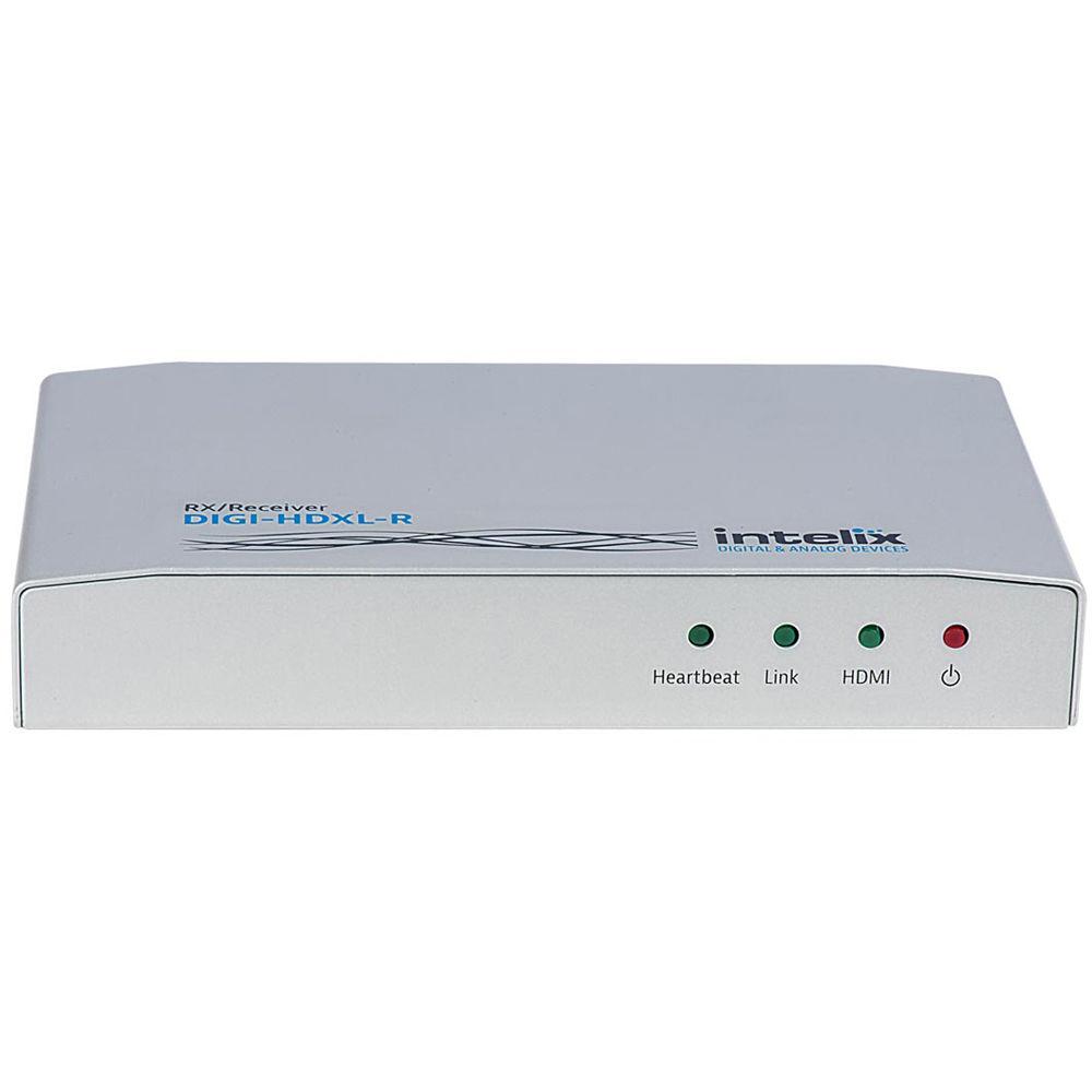 Intelix HDMI Extender Receiver Unit over HDBaseT with Ethernet, RS232, Bi-Directional IR, and PoE