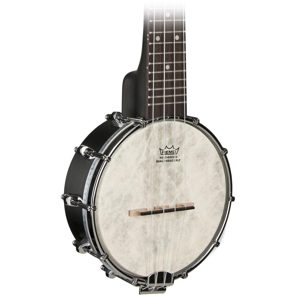KALA KA-BNJ-BK-C Concert Banjo Ukulele