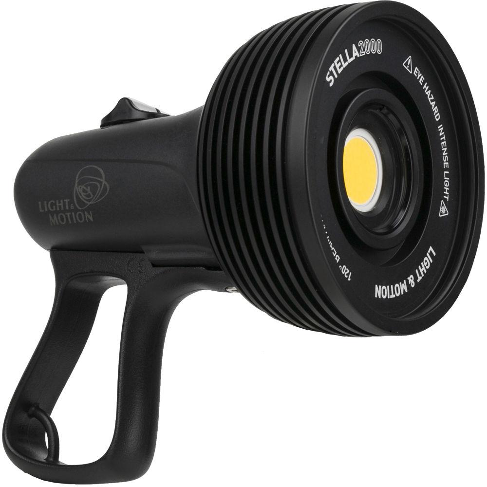 Light & Motion Pistol Grip Light Handle For Stella 1000, 2000, and Sola Dive