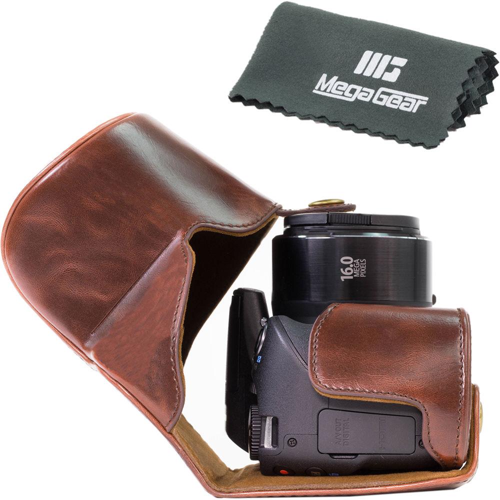 MegaGear Ever Ready  Leather Camera Case for Canon Powershot SX540 HS or SX530 HS, MegaGear, Ever, Ready , Leather, Camera, Case, Canon, Powershot, SX540, HS, or, SX530, HS