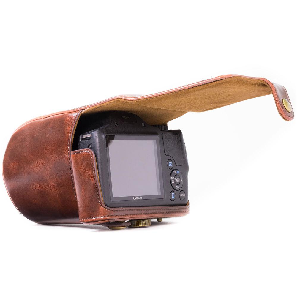 MegaGear Ever Ready  Leather Camera Case for Canon Powershot SX540 HS or SX530 HS
