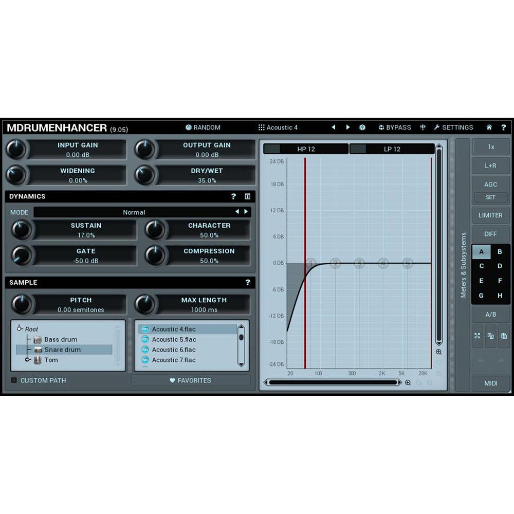 MeldaProduction MDrumEnhancer - Drum Track Mapping Plug-In