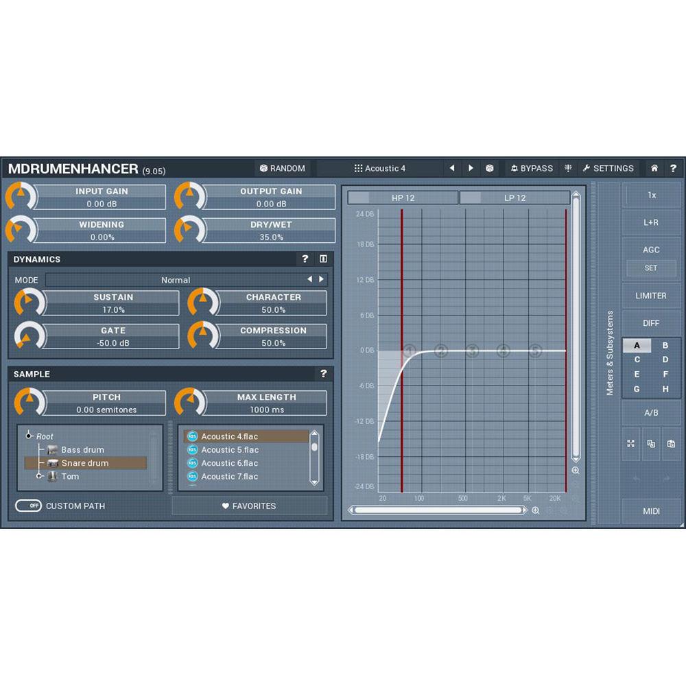 MeldaProduction MDrumEnhancer - Drum Track Mapping Plug-In
