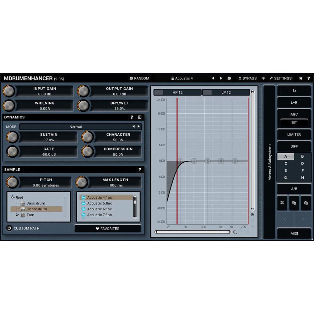 MeldaProduction MDrumEnhancer - Drum Track Mapping Plug-In
