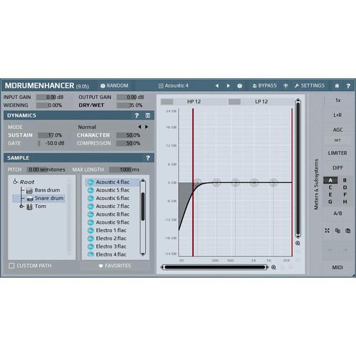 MeldaProduction MDrumEnhancer - Drum Track Mapping Plug-In