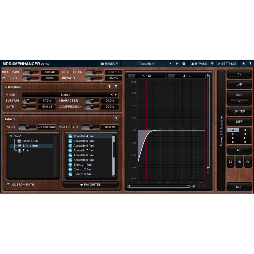 MeldaProduction MDrumEnhancer - Drum Track Mapping Plug-In