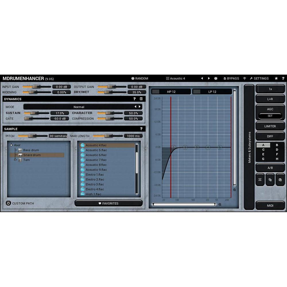 MeldaProduction MDrumEnhancer - Drum Track Mapping Plug-In