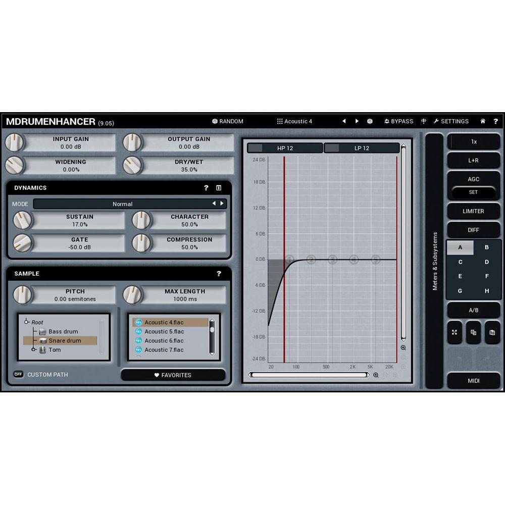 MeldaProduction MDrumEnhancer - Drum Track Mapping Plug-In