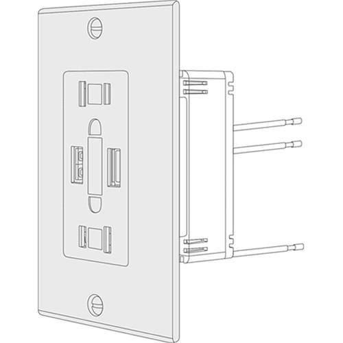 NewerTech Power2U 15A Dual AC Outlet with Two USB Charging Ports