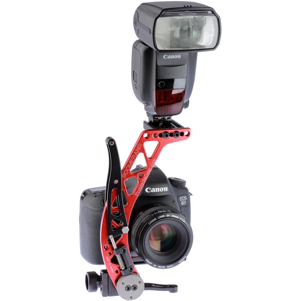 ProMediaGear BBX Boomerang Flash Bracket with Universal QR Plate