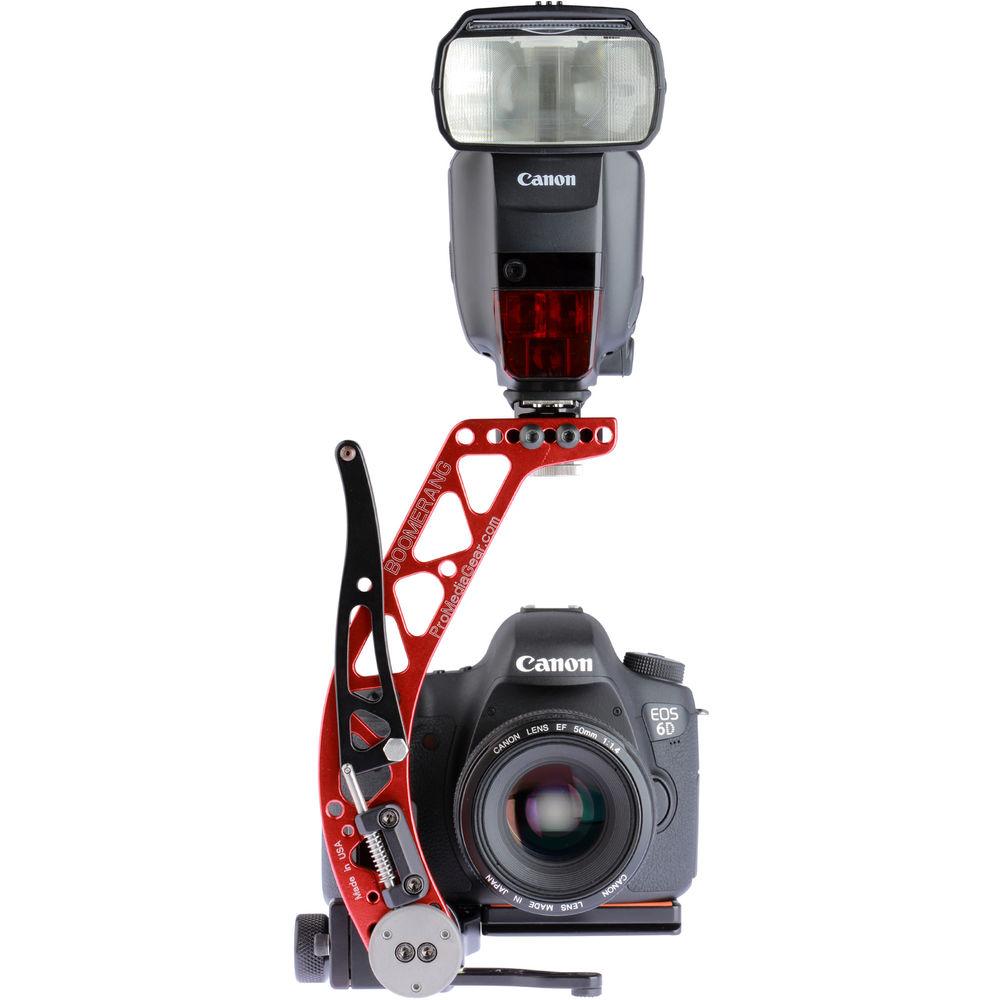 ProMediaGear BBX Boomerang Flash Bracket with Universal QR Plate
