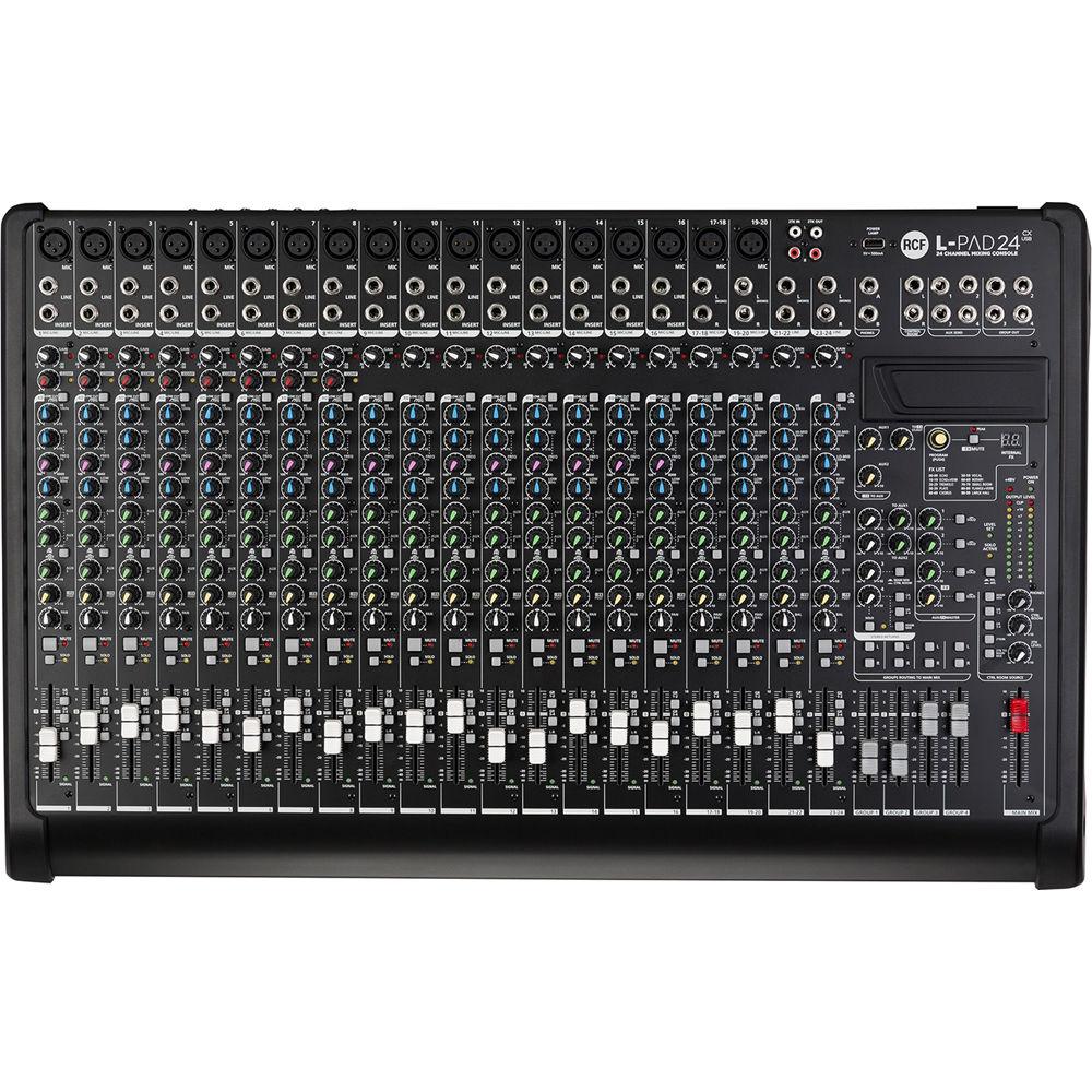 RCF L-PAD 24CX USB 24-Channel Mixing Console with Effects