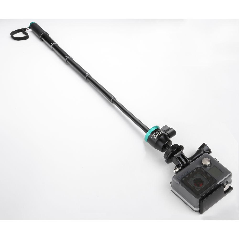 Revo Action Cam Shooting Pole with Ball Head & GoPro Adapter Kit