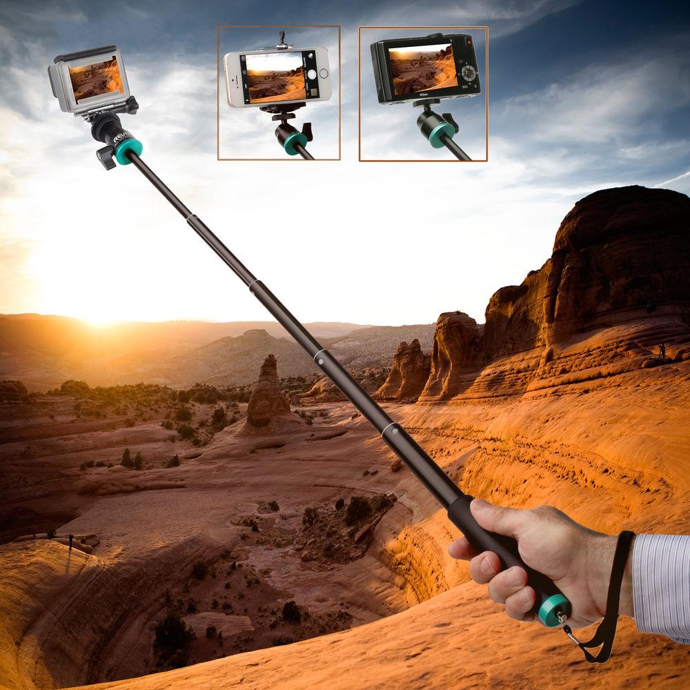 Revo Action Cam Shooting Pole with Ball Head & GoPro Adapter Kit
