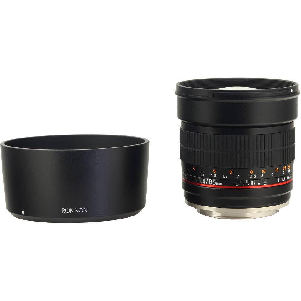 Rokinon 85mm f 1.4 AS IF UMC Lens for Canon EF with AE Chip, Rokinon, 85mm, f, 1.4, AS, IF, UMC, Lens, Canon, EF, with, AE, Chip