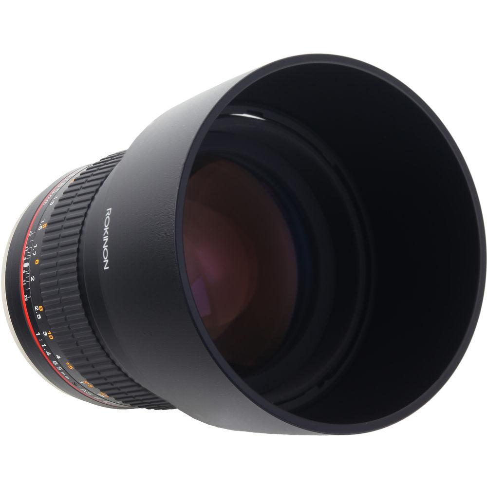 Rokinon 85mm f 1.4 AS IF UMC Lens for Canon EF with AE Chip