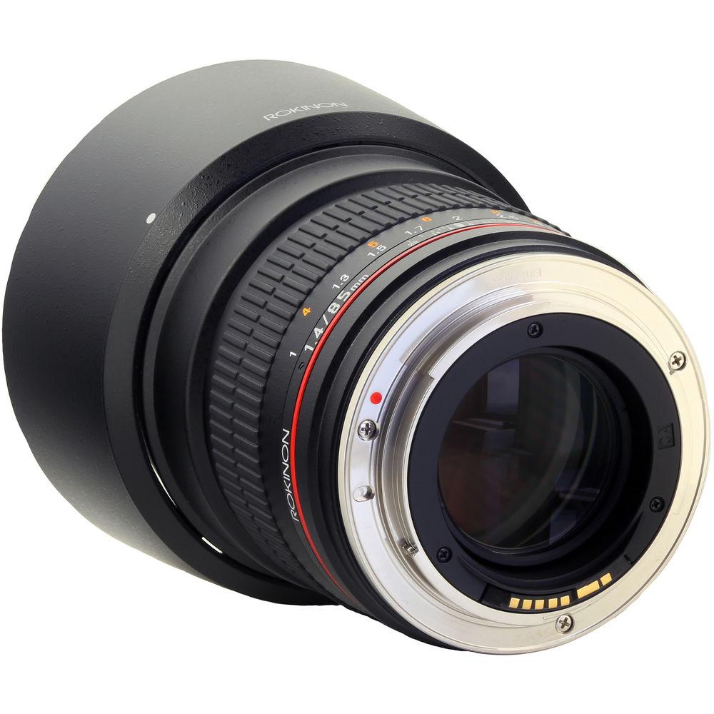 Rokinon 85mm f 1.4 AS IF UMC Lens for Canon EF with AE Chip