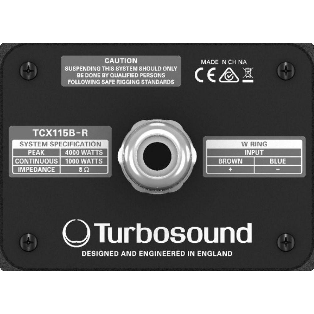 Turbosound Dublin TCX115B-R 15" Band-Pass Weather-Resistant Subwoofer