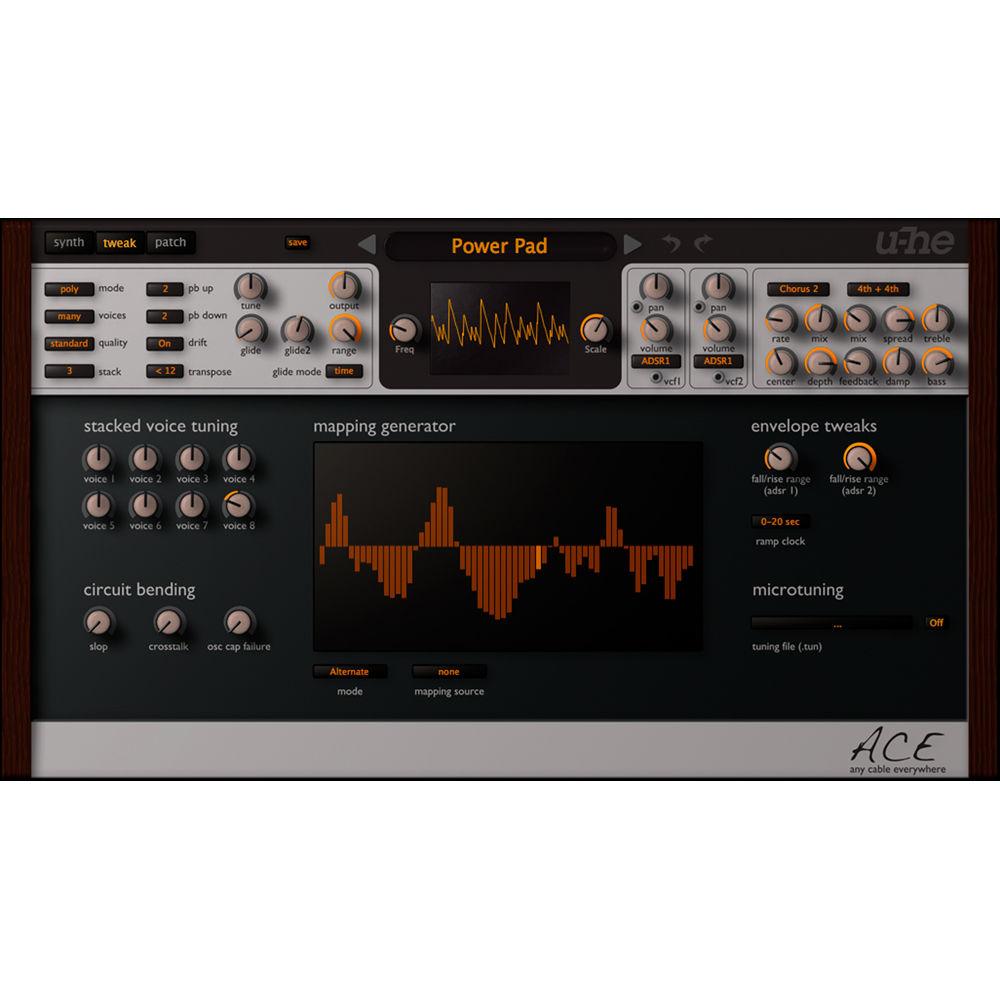 u-he ACE: Any Cable Everywhere Semi-Modular Software Synth