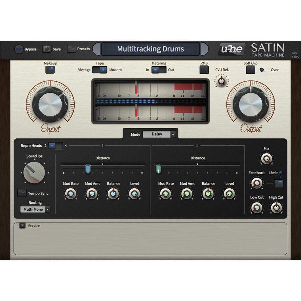 u-he Satin - Magnetic Tape Emulation Plug-In