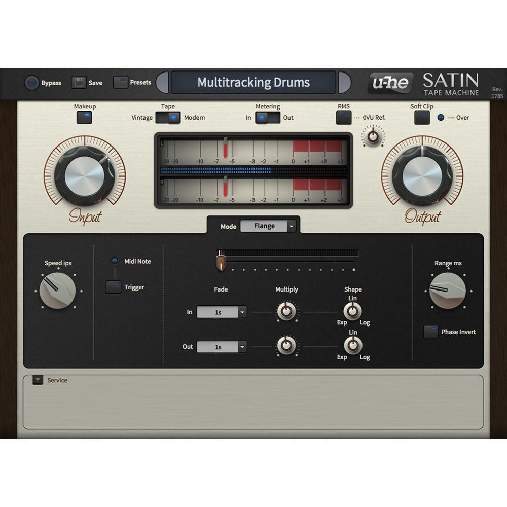 u-he Satin - Magnetic Tape Emulation Plug-In