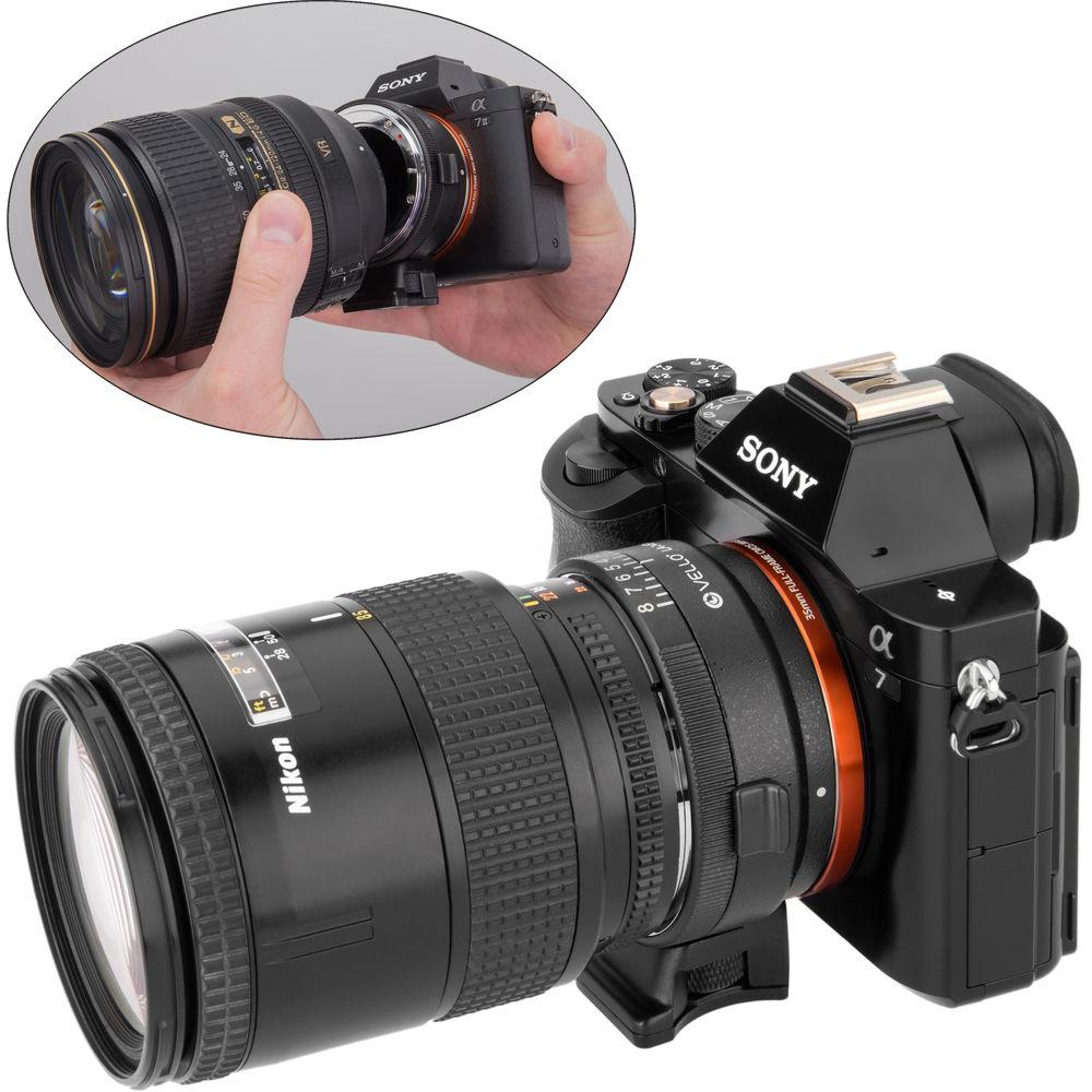 Vello Nikon F Lens to Sony E-Mount Camera Adapter