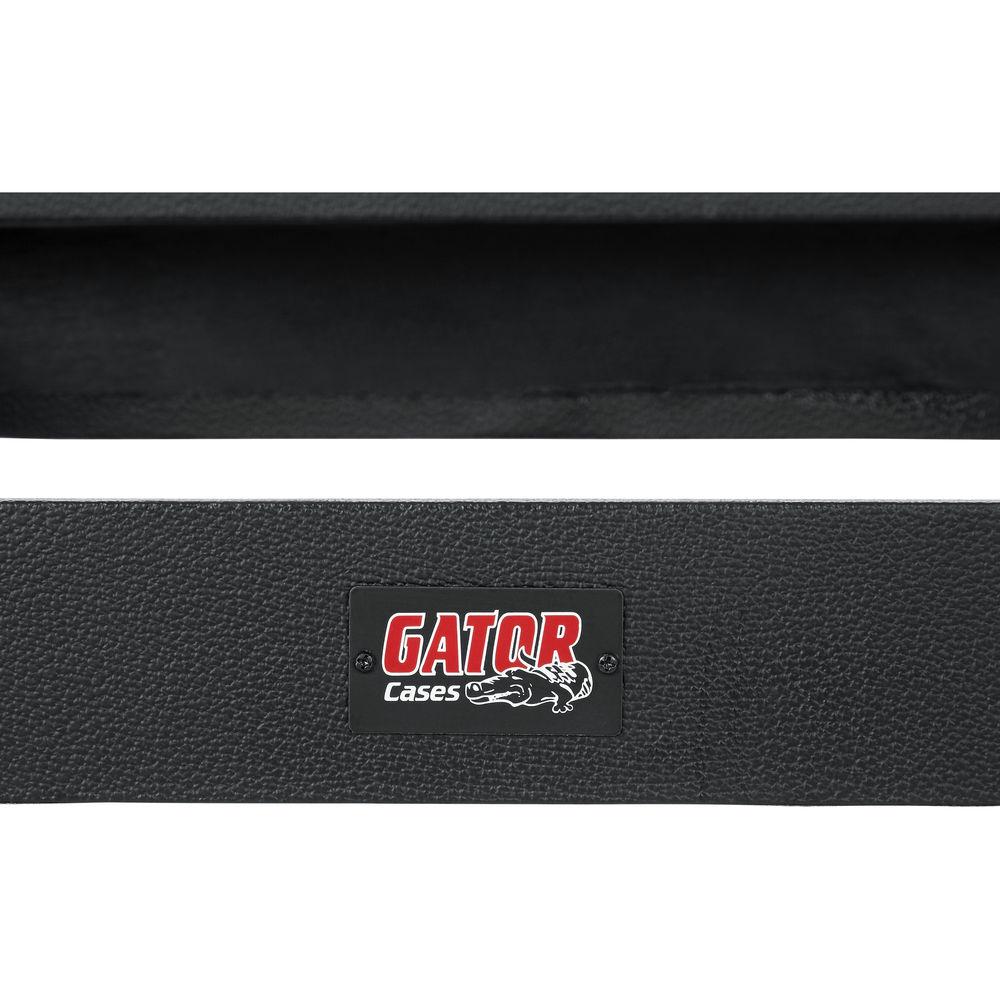 Gator Cases GRCW-10x4 Slant Top Wood Console Rack with 10-Space Slanting Top Rack and 4-Space Rack Below