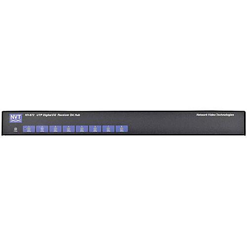 NVT NV-872 DigitalEQ 8-Channel Active Receiver Distribution Amplifier Hub