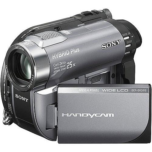 Sony DEMO DCR-DVD810 8GB Hybrid DVD Memory Stick Standard Definition Camcorder