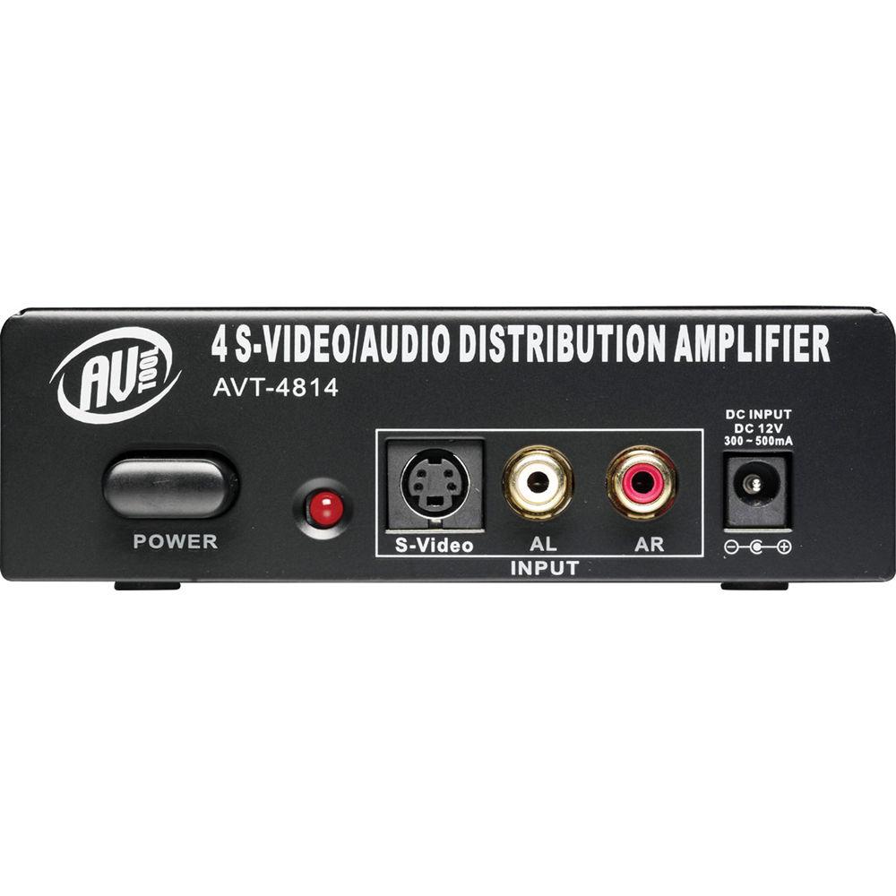 AV Toolbox AVT-4814 S-Video & Stereo Distribution Amplifier