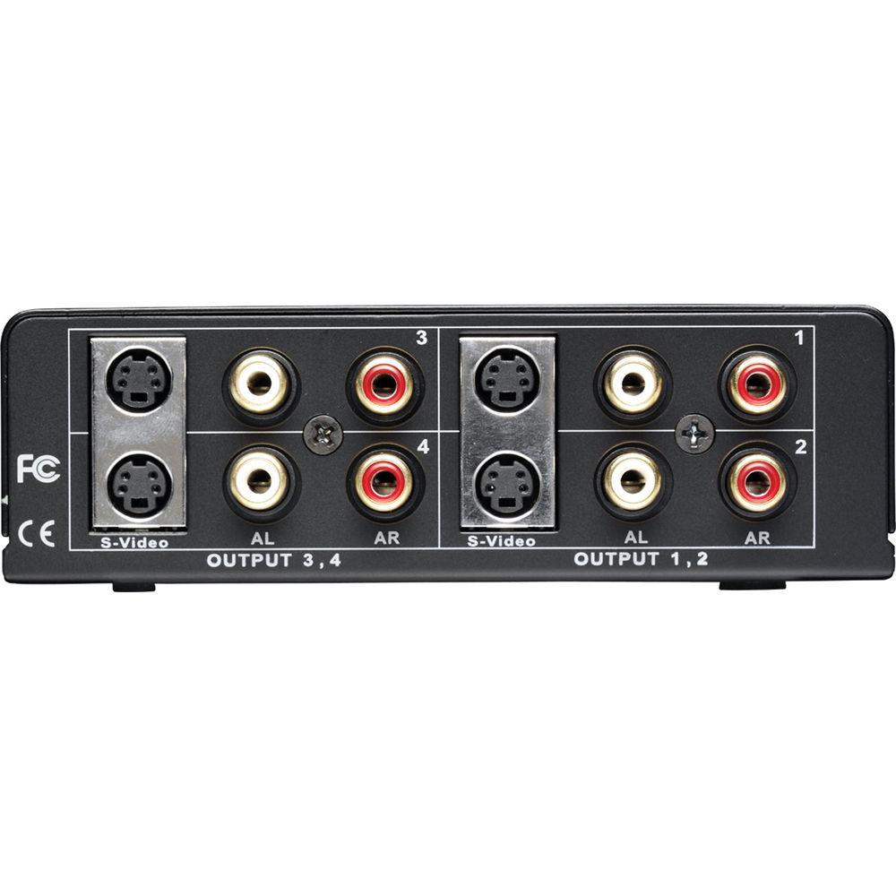 AV Toolbox AVT-4814 S-Video & Stereo Distribution Amplifier, AV, Toolbox, AVT-4814, S-Video, &, Stereo, Distribution, Amplifier