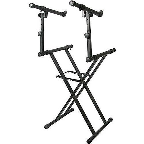 Odyssey Innovative Designs Heavy-Duty Double-Tier Folding X-Stand