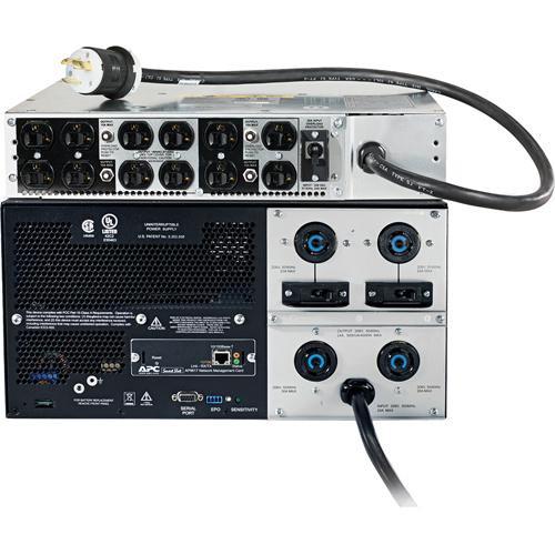 APC Smart-UPS 5000VA 208V RM with Transformer, 208V Input and 120 208V Output