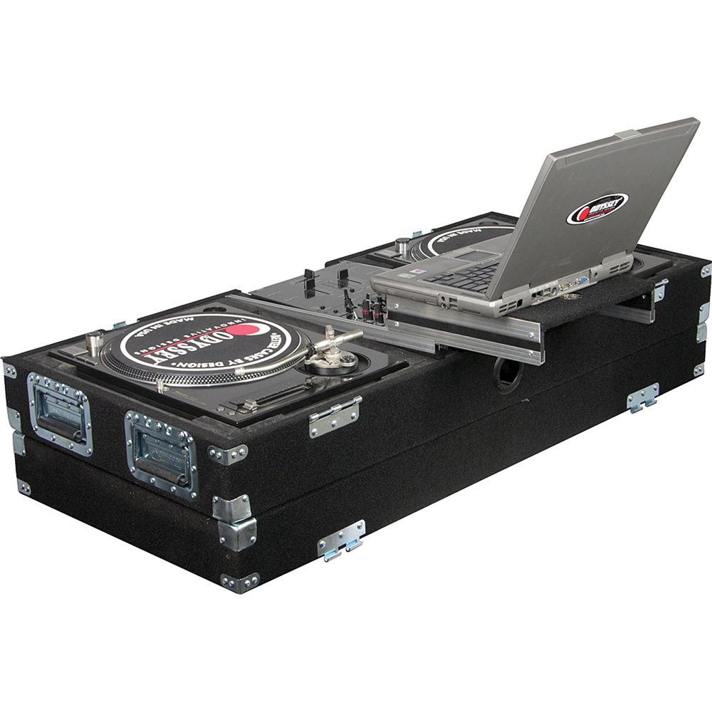 Odyssey Innovative Designs CGSBM10 Glide Style Carpeted Covered Turntable Coffin