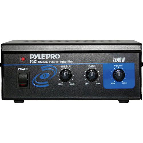 Pyle Pro PCA2 Mini 2 x 40W Stereo Power Amplifier