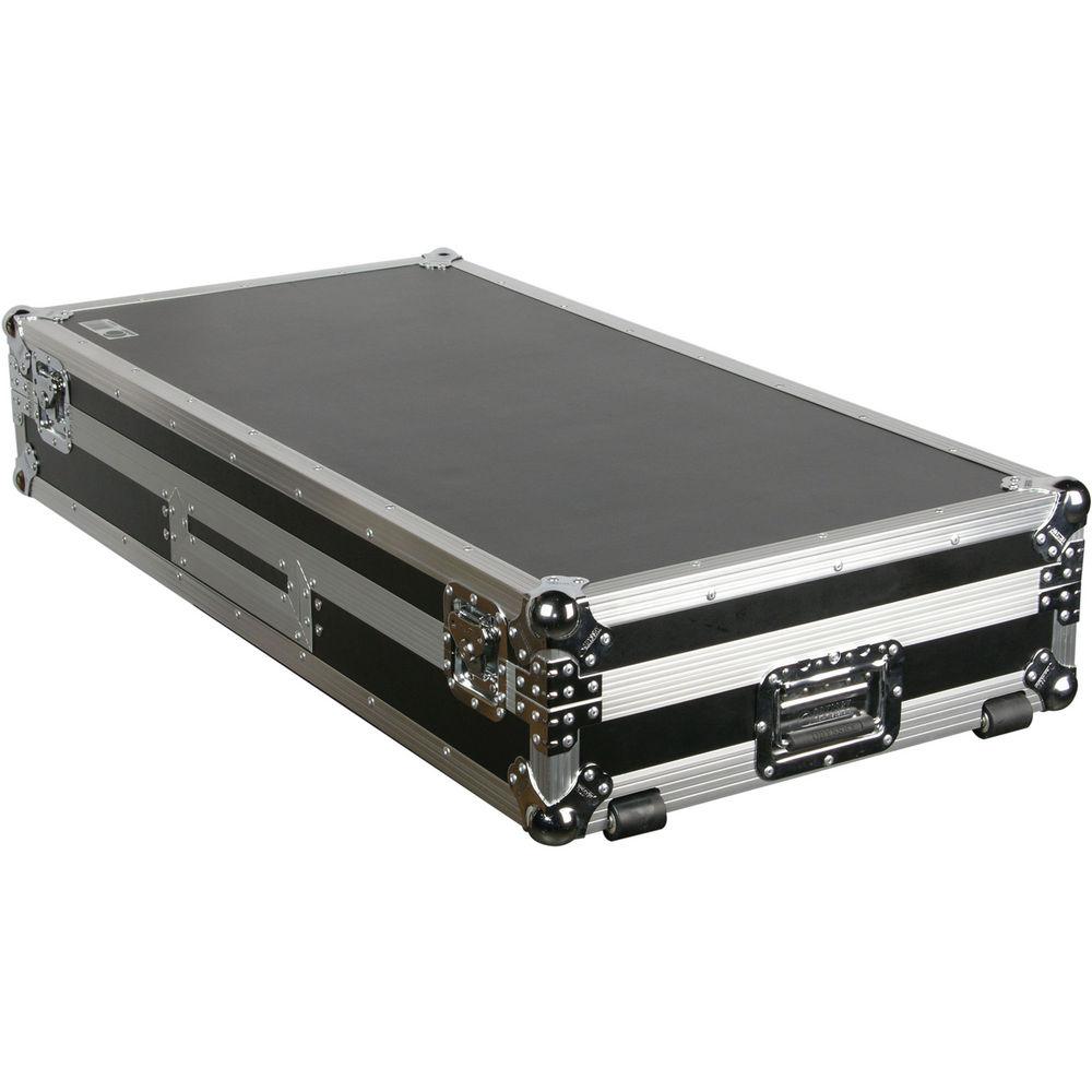 Odyssey Innovative Designs FZBM10W Flight Zone 10" Mixer Battle Mode Turntable Coffin with Wheels