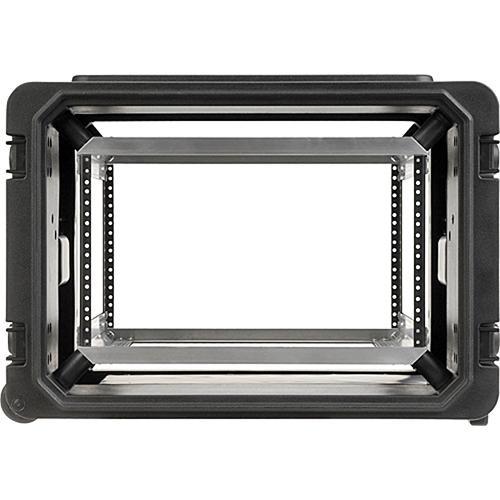SKB 3SKB-R06U20W 20" Deep 6U Roto Shock Mount Rolling Rack Case