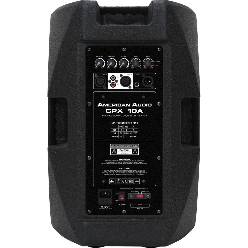 American Audio CPX 10A - 250W 2-Way 10" Loudspeaker