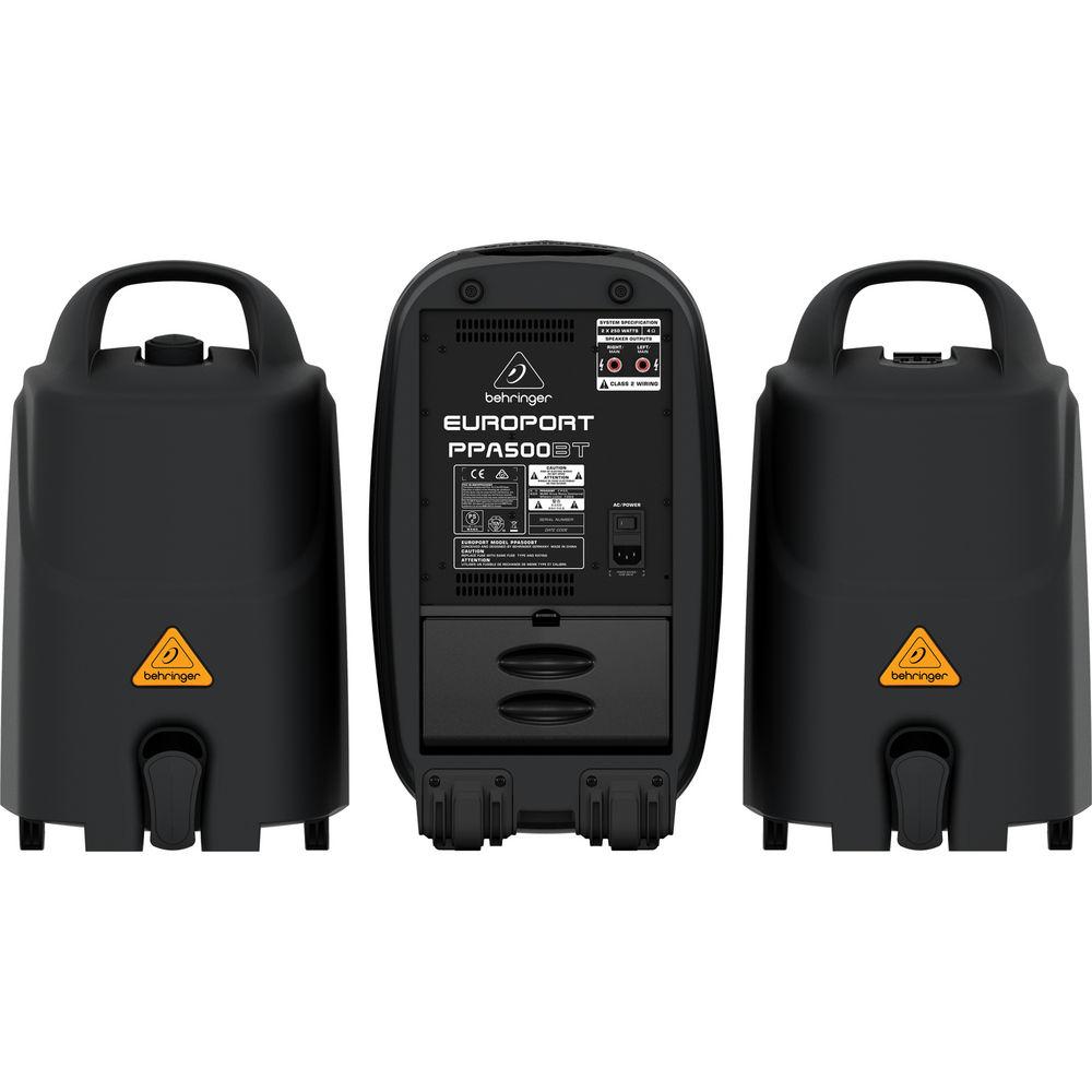 Behringer EUROPORT PPA500BT - 500W 6-Channel Portable PA System with Bluetooth Wireless