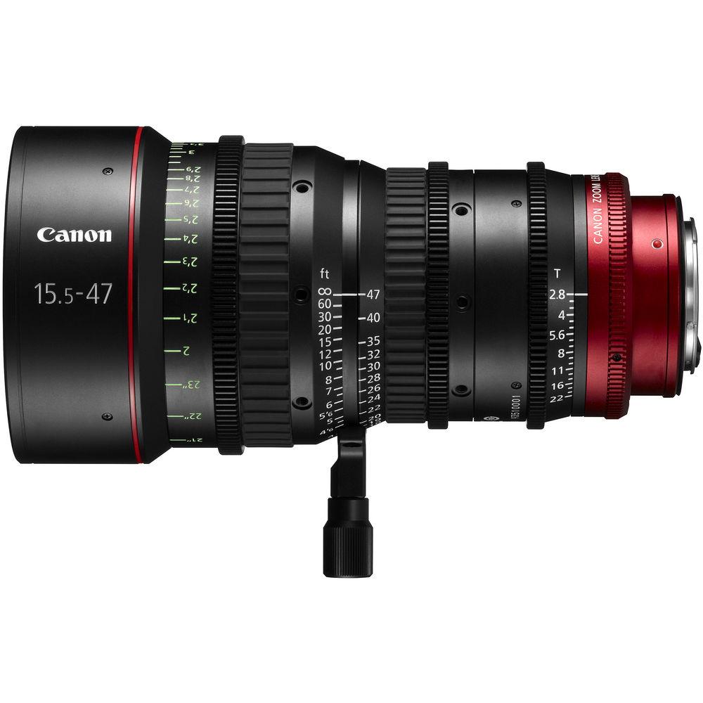 Canon PL-Mount CN-E 15.5-47mm f 2.8 L SP MOD Digital Cinema Zoom Lens with EF-Mount Conversion Parts