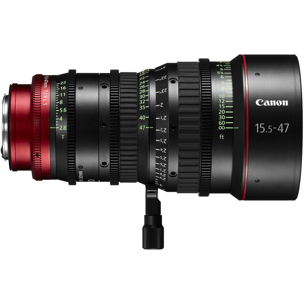 Canon PL-Mount CN-E 15.5-47mm f 2.8 L SP MOD Digital Cinema Zoom Lens with EF-Mount Conversion Parts