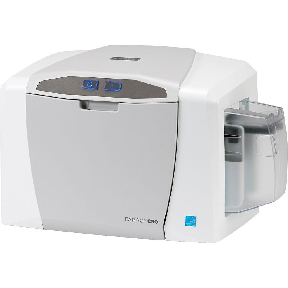 Fargo C50 ID Card Printer with Asure ID 7 Solo & Webcam